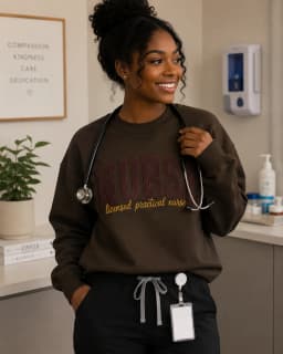 Specialty Profession Embroidered Sweatshirt