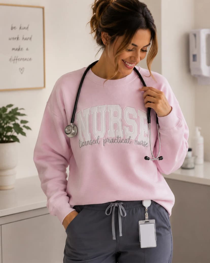 Specialty Profession Embroidered Sweatshirt